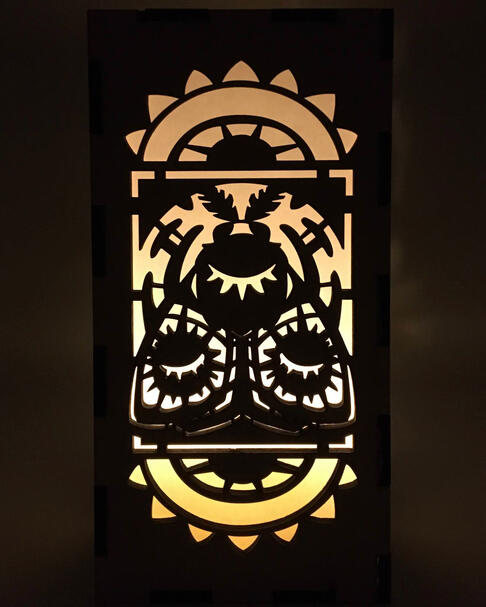 Final Illuminated Lantern - Sun Moth